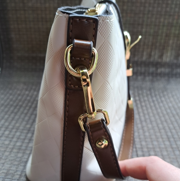 NWOT Brown and white bucket bag - Picture 4 of 6